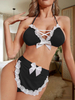 Housemaid Two-Piece Set Sexy Costumes