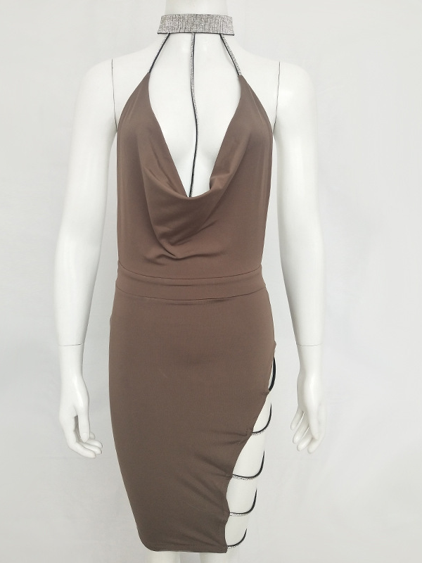 Sexy Girl Halter Skirt