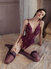 Deep V Backless Suit