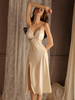 Ice silk halter nightgown