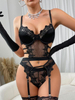 Mesh Tie Sexy Corset