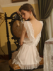 V-neck Waistband Nightdress