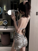 Tight Chain Slip Dress