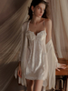 White Velvet Slip Nightdress
