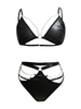 Hollowed-out Patent Leather Sets