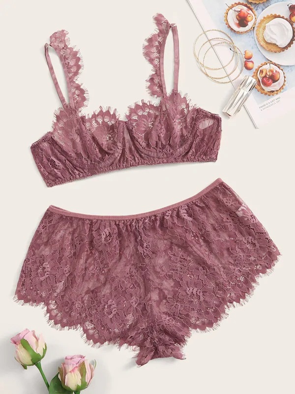 Sexy Lace See-Through Underwear