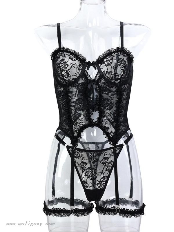 Lacy Hollow Slip Lingerie