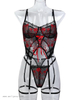 Floral Tie Sexy Corset